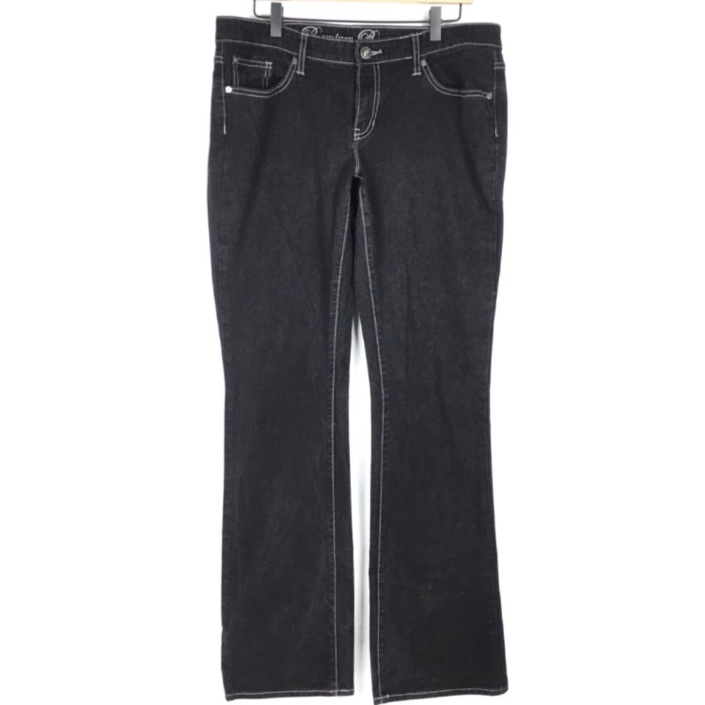 GAP Outlet Jeans Premium Bootcut Long Inseam Black Wash Stretch Size 12 / 31L